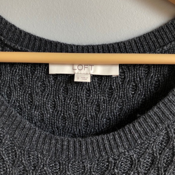 ✨NWOT! Loft Sweater Dress Size Small - Grey ✨ - Picture 3 of 7